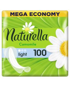 Buy Ladies' scented panty liners NATURELLA Light (with chamomile scent), 100 pcs. | Online Pharmacy | https://pharm-pills.com