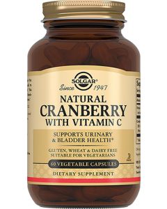 Buy Solgar, Natural Cranberry with Vitamin C 'Natural Cranberry with Vitamin C', 60 Capsules | Online Pharmacy | https://pharm-pills.com