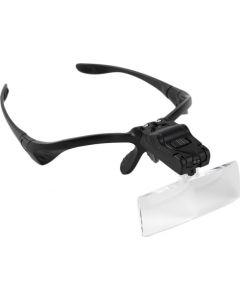 Buy Binocular head magnifier with illumination (2 LED) 9892B | Online Pharmacy | https://pharm-pills.com