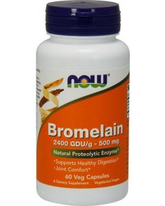 Buy Now Foods Bromelain 60 capsules, 500 mg (dietary supplement) | Online Pharmacy | https://pharm-pills.com