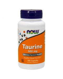 Buy Now Foods Taurine Taurine 500 mg, 100 capsules | Online Pharmacy | https://pharm-pills.com