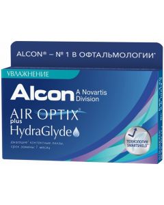 Buy Air Optix Plus HydraGlyde 8.6 contact lenses, 3 pcs. 30 days, -2.75 / 14.2 / 8.6, 3 pcs. | Online Pharmacy | https://pharm-pills.com