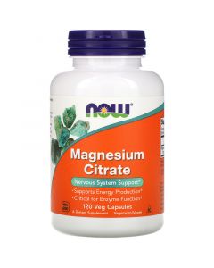 Buy Now Foods, Magnesium citrate, 120 Veggie Caps  | Online Pharmacy | https://pharm-pills.com