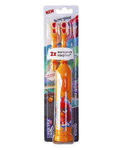 Buy Children's electric toothbrush Longa Vita 'Angry Birds' rotary + replaceable nozzle | Online Pharmacy | https://pharm-pills.com