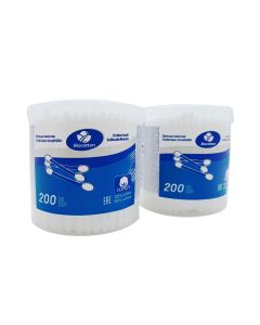 Buy Biocotton Cotton buds in a round box 2 * 200 pcs  | Online Pharmacy | https://pharm-pills.com