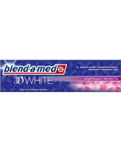 Buy Blend-a-med Toothpaste '3D White Invigorating freshness', 100 ml | Online Pharmacy | https://pharm-pills.com