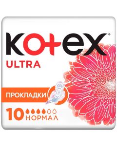 Buy Kotex Sanitary pads 'Ultra Dry & Soft', with wings, 10 pcs | Online Pharmacy | https://pharm-pills.com