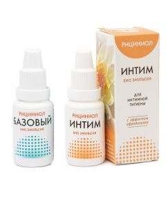 Buy Emulsion 'Riciniol Basic', 15 ml and 'Riciniol Intim', 15 ml from LLC Marianna (Novosibirsk) | Online Pharmacy | https://pharm-pills.com