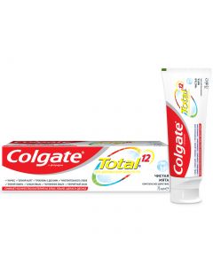 Buy Colgate Toothpaste 'Total 12. Pure Mint', complex, 75 ml | Online Pharmacy | https://pharm-pills.com