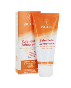 Buy Weleda Toothpaste with calendula, odorless mint, 75 ml | Online Pharmacy | https://pharm-pills.com