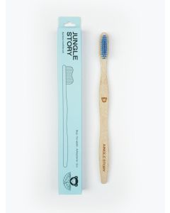 Buy Jungle Story Bamboo Toothbrush Blue | Online Pharmacy | https://pharm-pills.com