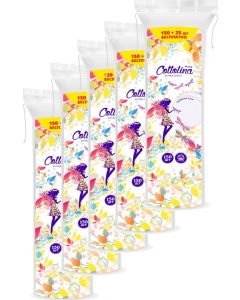 Buy Cotton pads Cotto Cottolina, 150 + 25 pcs x 5 packs | Online Pharmacy | https://pharm-pills.com