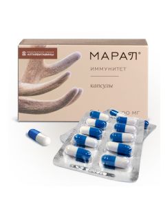 Buy Maral Immunity BAA with echinacea extract has a tonic, tonic and immunostimulating effect on the body capsules for immunity 30 pcs | Online Pharmacy | https://pharm-pills.com