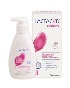 Buy Lactacyd 'Sensitive' means for intimate hygiene for sensitive skin, 200ml | Online Pharmacy | https://pharm-pills.com