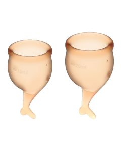 Buy Set of menstrual cups Satisfyer Feel secure orange | Online Pharmacy | https://pharm-pills.com