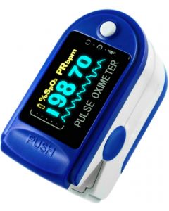 Buy Original! Medical pulse oximeter (oximeter) finger heart rate monitor for measuring oxygen in the blood., Batteries included | Online Pharmacy | https://pharm-pills.com