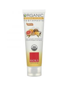 Buy RADIUS, Coconut toothpaste according to USDA Organic standard, ginger and citrus 85 g) | Online Pharmacy | https://pharm-pills.com