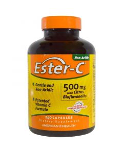 Buy American Health, Ester-C Immune Vitamins, with Citrus Bioflavonoids, 500mg, 240 Capsules | Online Pharmacy | https://pharm-pills.com