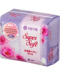 Buy Super Soft Sanitary Pads, normal, 24 cm, 10 pcs | Online Pharmacy | https://pharm-pills.com