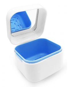 Buy Dentalpik denture storage container with mirror DP2, blue | Online Pharmacy | https://pharm-pills.com