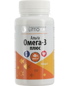 Buy BAD UNIK Litoral 'Alga Omega-3 Plus', 50 capsules | Online Pharmacy | https://pharm-pills.com