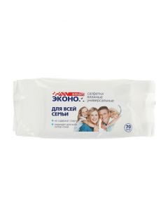 Buy Economy Smart Wet wipes for the whole family, 70 pcs 2527031 | Online Pharmacy | https://pharm-pills.com