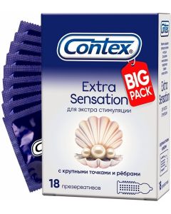 Buy Contex Extra Sensation condoms, 18 pcs | Online Pharmacy | https://pharm-pills.com