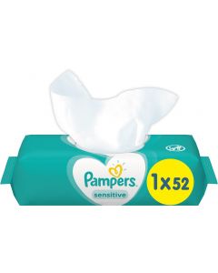 Buy Pampers Wipes Sensitive baby wipes, 52 pcs | Online Pharmacy | https://pharm-pills.com