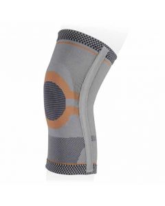 Buy Knee support with stiffening ribs and silicone ring KS-E03, Ttoman, size XXXL (girth over the knee 50-56 cm) | Online Pharmacy | https://pharm-pills.com