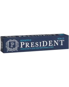 Buy Toothpaste PresiDENT Sensitive, for sensitive teeth, 25 RDA, 75 ml | Online Pharmacy | https://pharm-pills.com