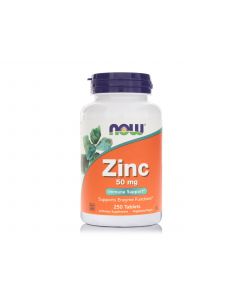 Buy Zinc, Now Foods, 50 mg, 250 tablets  | Online Pharmacy | https://pharm-pills.com