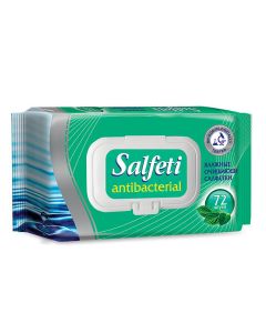 Buy Salfeti antibacterial No. 72 antibacterial wipes, art. 70900 (24) with a plastic valve | Online Pharmacy | https://pharm-pills.com