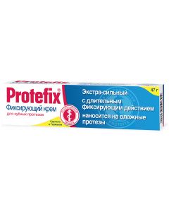 Buy Protefix fixing cream for dentures, extra strong 47 g | Online Pharmacy | https://pharm-pills.com