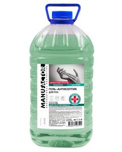 Buy MANUFACTOR, Alcohol Hand Sanitizer Gel, 5 L | Online Pharmacy | https://pharm-pills.com