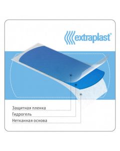 Buy Extraplast adhesive plaster cooling, against muscle pain, 2 pcs, 2 pcs. | Online Pharmacy | https://pharm-pills.com