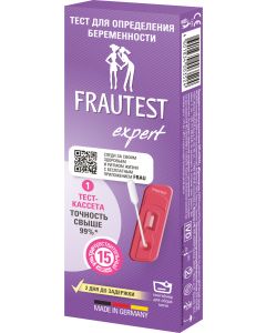 Buy Frautest Expert pregnancy test, in a cassette with a pipette, 1 piece | Online Pharmacy | https://pharm-pills.com