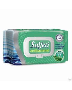 Buy Salfeti antibac No. 72 antibacterial wet wipes with valve | Online Pharmacy | https://pharm-pills.com