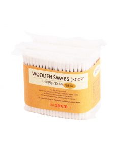 Buy The Saem Wooden Swabs Wooden Swab, 300 pieces (100% cotton) | Online Pharmacy | https://pharm-pills.com