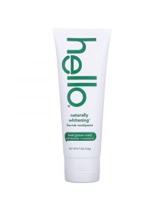 Buy Hello Toothbrush, Natural Whitening Fluoride Toothpaste, Farm Mint, 4.7 oz. (133 g) | Online Pharmacy | https://pharm-pills.com