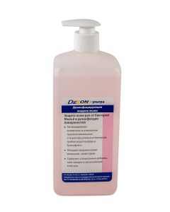 Buy Disinfectant liquid soap Deson-Ultra 1 liter with dispenser | Online Pharmacy | https://pharm-pills.com