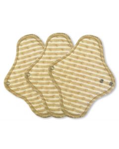 Buy Ecolavand reusable sanitary pads, daily 'Beige strip', set of 3 pcs. | Online Pharmacy | https://pharm-pills.com