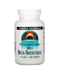 Buy Source Naturals, Vitamins for Heart Health, Phytosterol Complex with Beta Sitosterol, 113 mg, 180 tablets | Online Pharmacy | https://pharm-pills.com