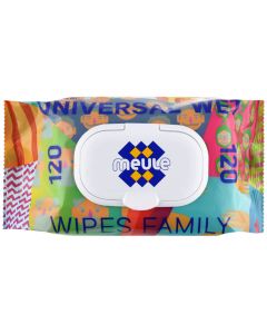 Buy Meule Wet wipes universal for the whole family, with a protective valve, 120 pcs | Online Pharmacy | https://pharm-pills.com