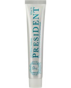 Buy Toothpaste PresiDENT Antibacterial, to protect against bacteria, 75 RDA, 75 ml | Online Pharmacy | https://pharm-pills.com