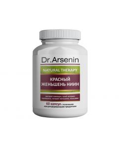 Buy Dr. Arsenin Natural Therapy 'Red ginseng NIIN' Concentrated food product, 60 capsules | Online Pharmacy | https://pharm-pills.com