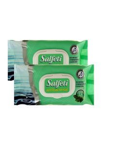 Buy Antibacterial wet cleansing wipes, Salfeti, 72 pcs., 2 packs | Online Pharmacy | https://pharm-pills.com