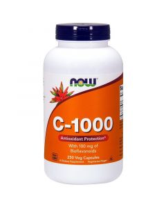 Buy Now Foods, C-1000, with 100 mg of bioflavonoids, 250 vegetable capsules | Online Pharmacy | https://pharm-pills.com