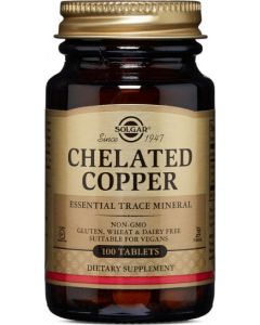 Buy Solgar, Chelated Copper 'Chelated Copper', 400 mg, 100 tablets | Online Pharmacy | https://pharm-pills.com