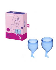 Buy Set of menstrual cups Satisfyer Feel secure blue | Online Pharmacy | https://pharm-pills.com