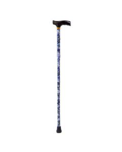 Buy 10121 Folding cane with a T-shaped wooden handle, color 'peonies' | Online Pharmacy | https://pharm-pills.com